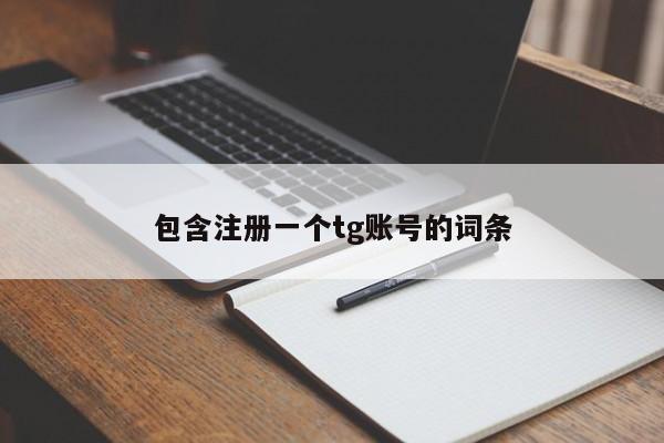 包含注册一个tg账号的词条